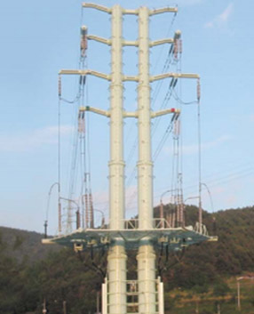 154kV H-TYPE Tubular Steel Pole